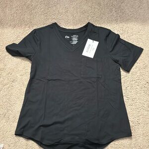 Nwt Zyia black go to pocket v shirt - women’s large